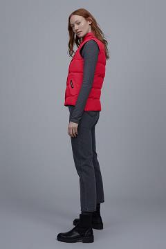Chamarras Canada Goose Mujer México - Freestyle Chalecos Rojos XE2174095